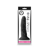 Colours Pleasures Thin 5In Dildo Black