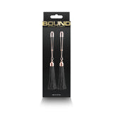 Bound Nipple Clamps T1 Black