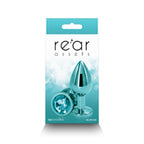 Rear Assets Metal Anal Plug Medium Teal