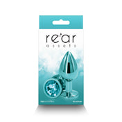 Rear Assets Metal Anal Plug Medium Teal