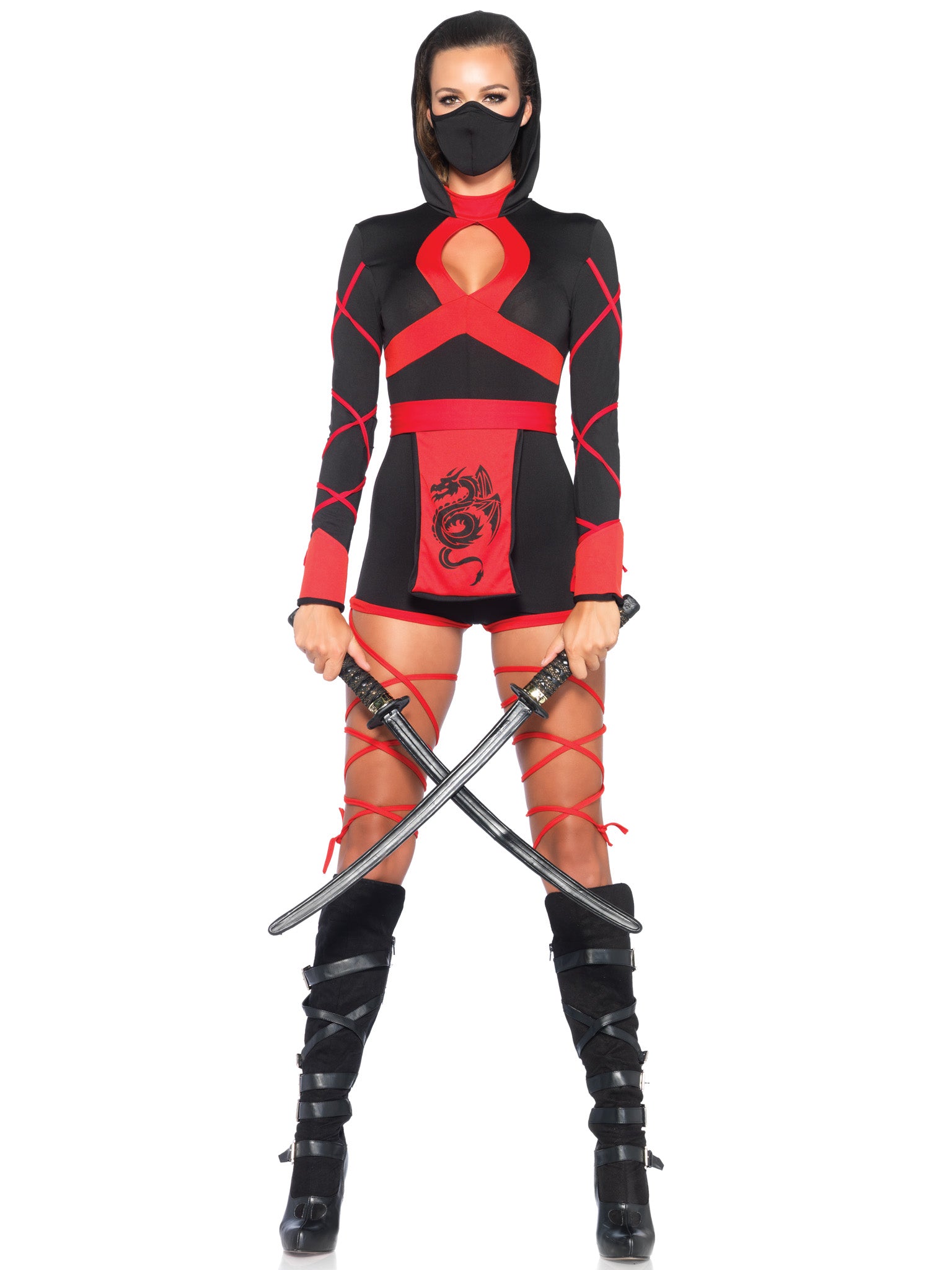 3PC.Dragon Ninja hooded romper