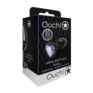 Shots Ouch Heart Gem Butt Plug S GunPur