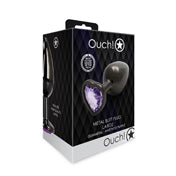Shots Ouch Heart Gem Butt Plug L Gunpur