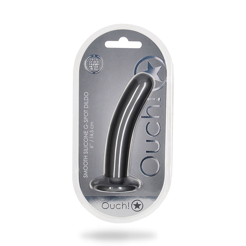 Shots Ouch Smooth Sili 6in GSpot Gun