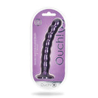 Shots Ouch Beaded Sili 8In Gspot Metpur