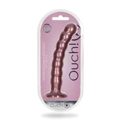Shots Ouch Beaded Sili 8In Gspot Rgold