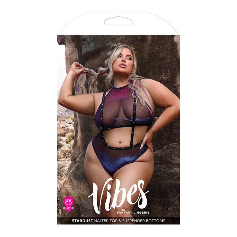 Fl Vibes Stardust Uv Halterbottom Ind Qs