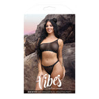 FL Vibes Bad Bitch BralettePanty Blk ML