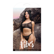 Fl Vibes Bad Bitch Bralettepanty Blk Lxl