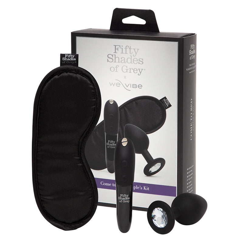 50 Shades We Vibe Come To Bed Kit Black
