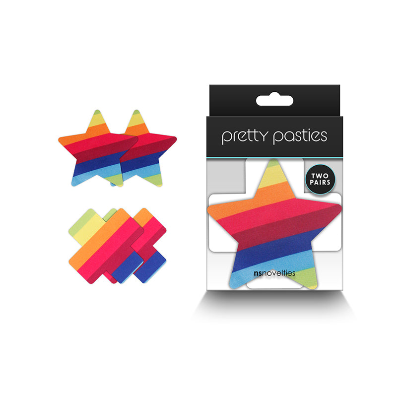 Pretty Pasties Pride CrossStar Rain 2pr