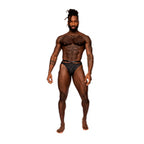 Mp Rude Awakening Strap Thong Black Sm