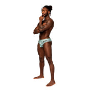 Mp Sheer Prints Sheer Thong Flam Lxl