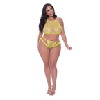 Ms Love Star Halter Crop &Cheeky Char Qs