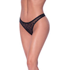Ms Love Star Highlegwaist Tanga Blk Lxl