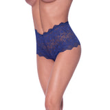 Ms Berrylicious Splitlaceboysht Blu Lxl