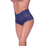 Ms Berrylicious Splitlaceboysht Blu Lxl