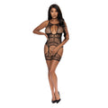 Ms Seamless Halter Merrywidow Blk Os