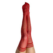 Kixies Joely Red Fishnet Rhine Size D