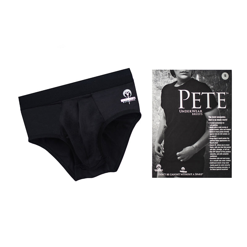 SpareParts Pete Briefs Packing UW Blk M