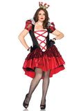 2PC.Plus Size Royal Red Queen,