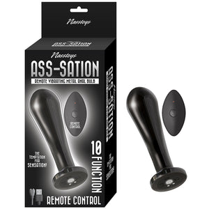 AssSation Remote Vib Metal Anal Bulb Bk