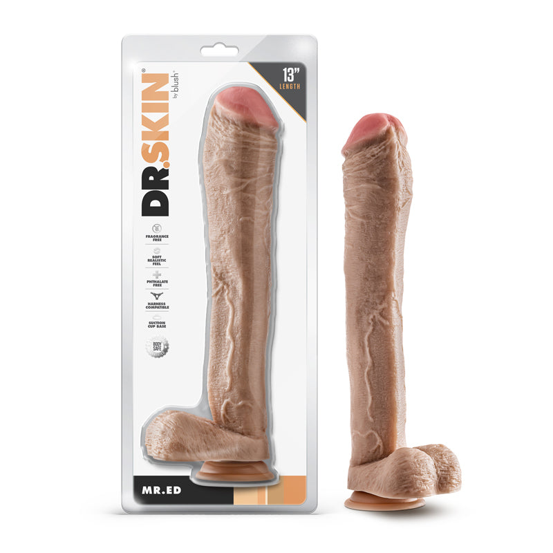 Dr Skin Mr Ed DildoBall 13in Beige