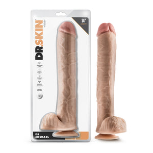 Dr Skin Dr Michael DildoBall 14in Bei