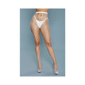 Oversized Fishnet Pantyhose White Os