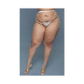 Oversized Fishnet Pantyhose White Q