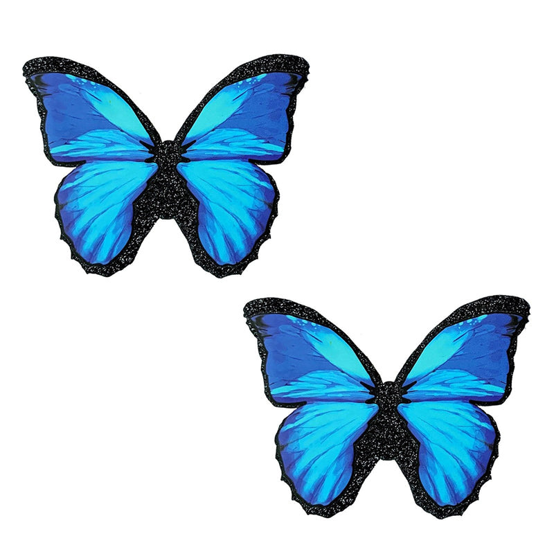 Neva Nude Pasty Butterfly BlBk Glitter