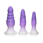 Simply Sweet Silicone Butt Plug Set Purp