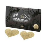 Flash Glitter Pasties Heart Gold