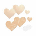Nippies Basic Creme Hearts Pasty Size C