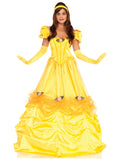 3PC.Bell of the Ball,long satin ball gown,head piece and clear straps