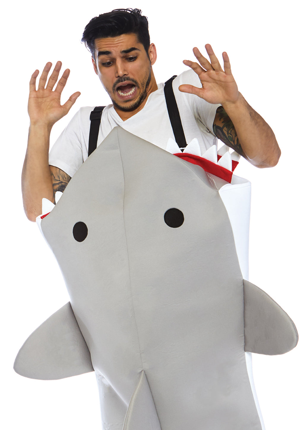 Leg Avenue Shark Attack, features easy st Grey Color