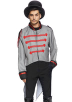 Leg Avenue Military jacket with tails. Grey Color