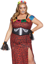 Leg Avenue 4 PC Deluxe Day of the Dead Be Multicolor Color