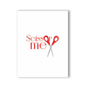 Scissor Me Naughty Kard