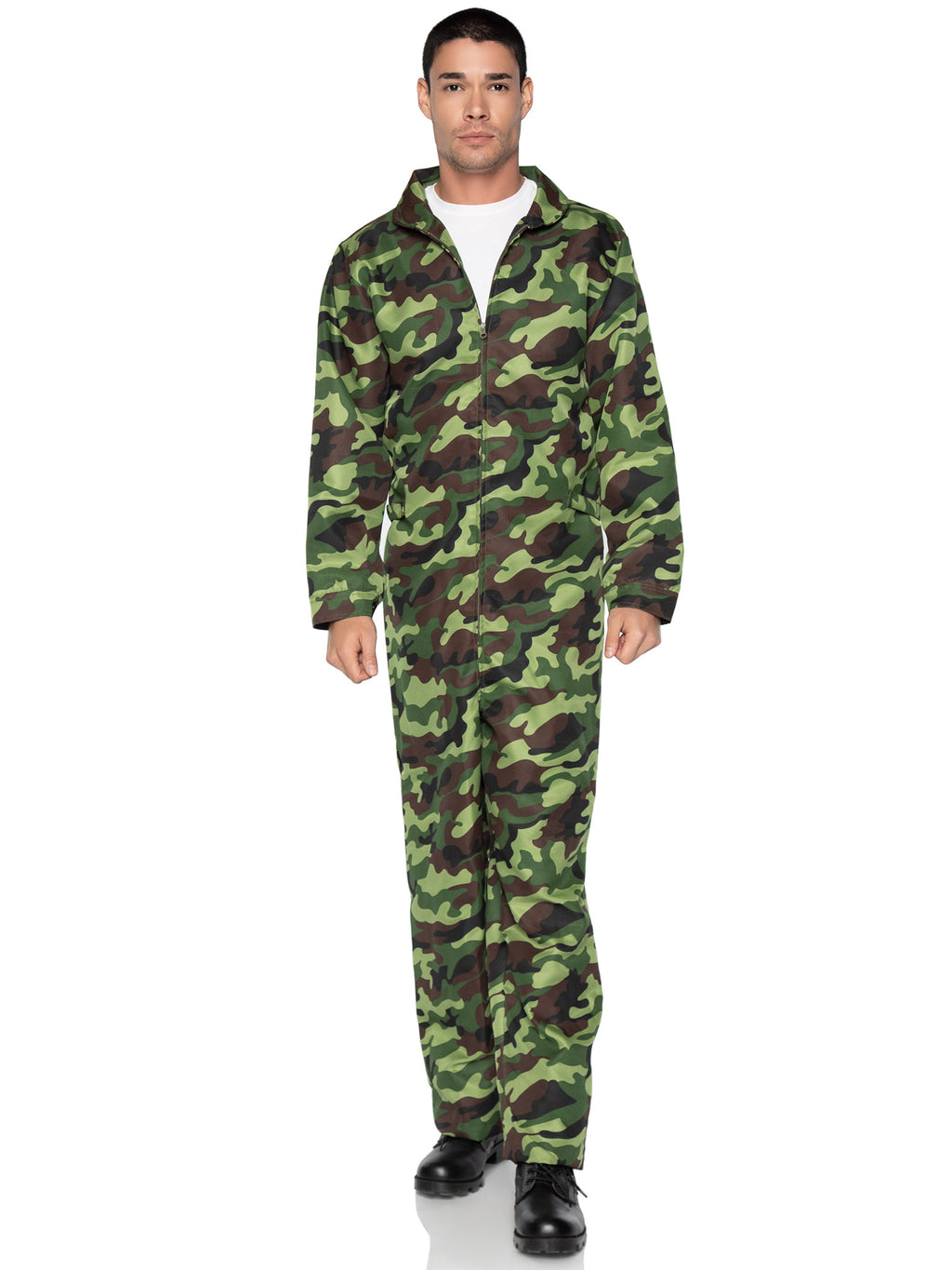 Men's Camo Jumpsuit.