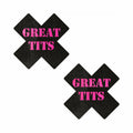 Pastease Great Tits Crosses BlackPink