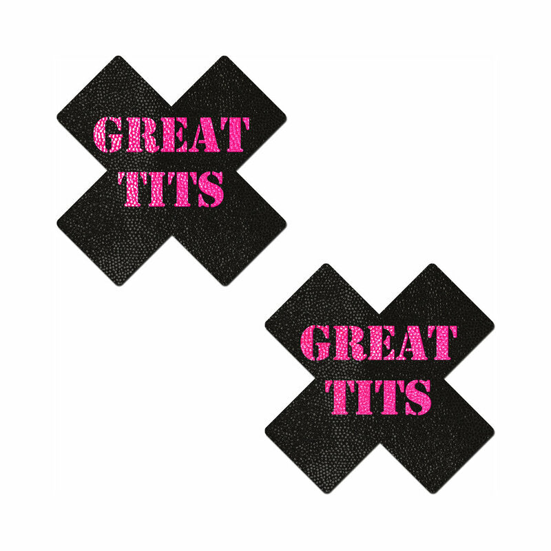Pastease Great Tits Crosses BlackPink