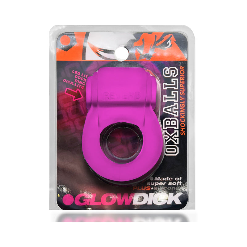OxBalls Glowdick Cockring WLed Pink Ice