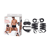 Lf Bondage Bed Strap  Flogger 4Pc Kit