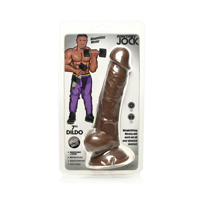 Jock Weight Wesley Dildo WBalls 7in Da