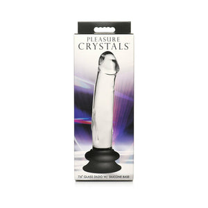 Pleasure Glass Dildo WSil Base 76