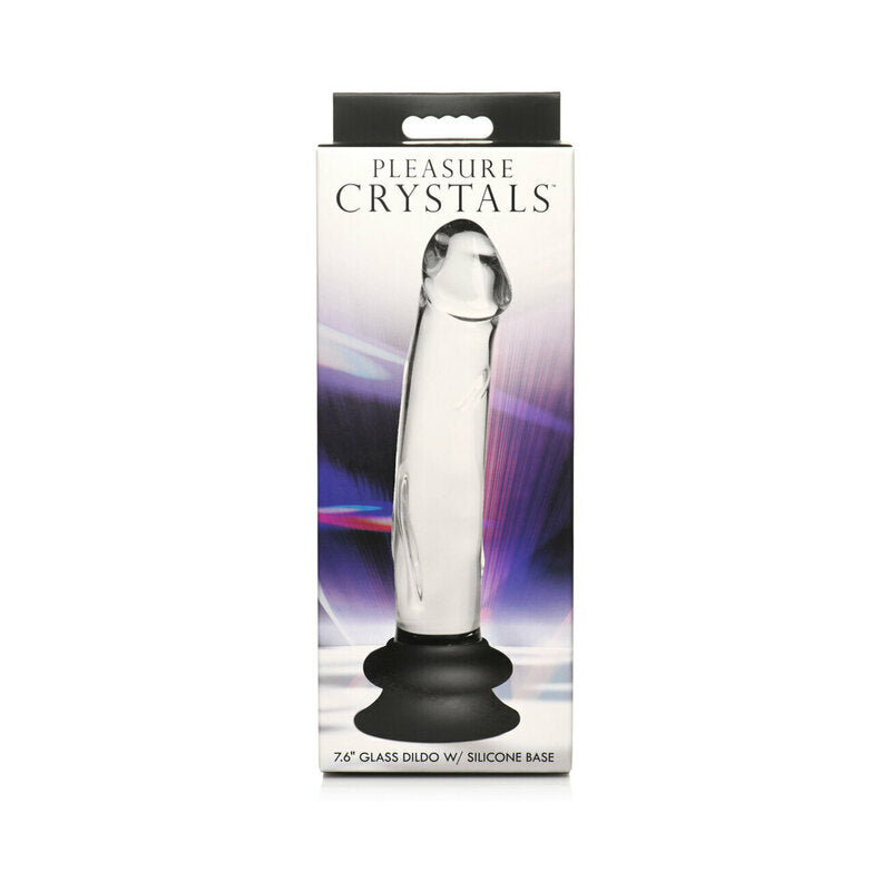 Pleasure Glass Dildo WSil Base 76