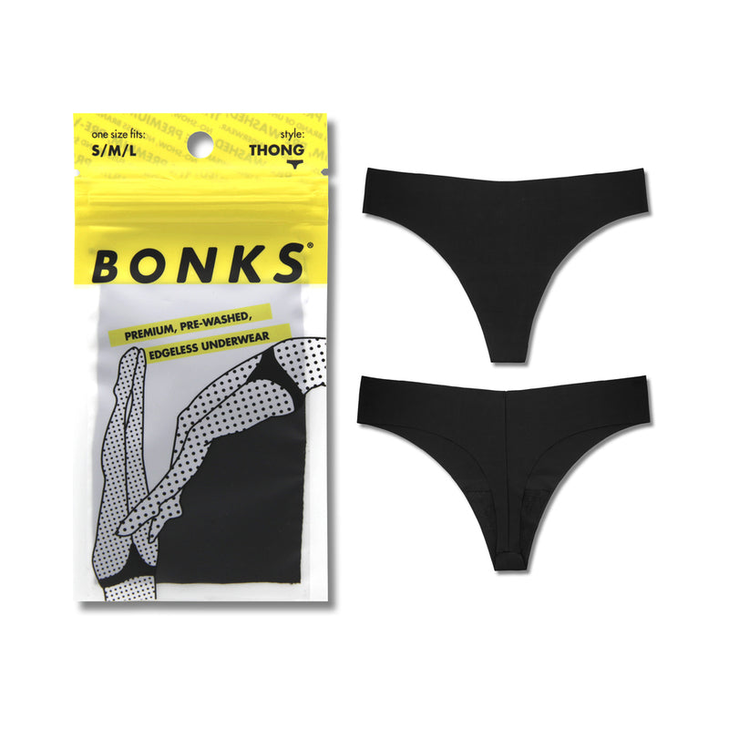 Bonks Black Magic Thong Os