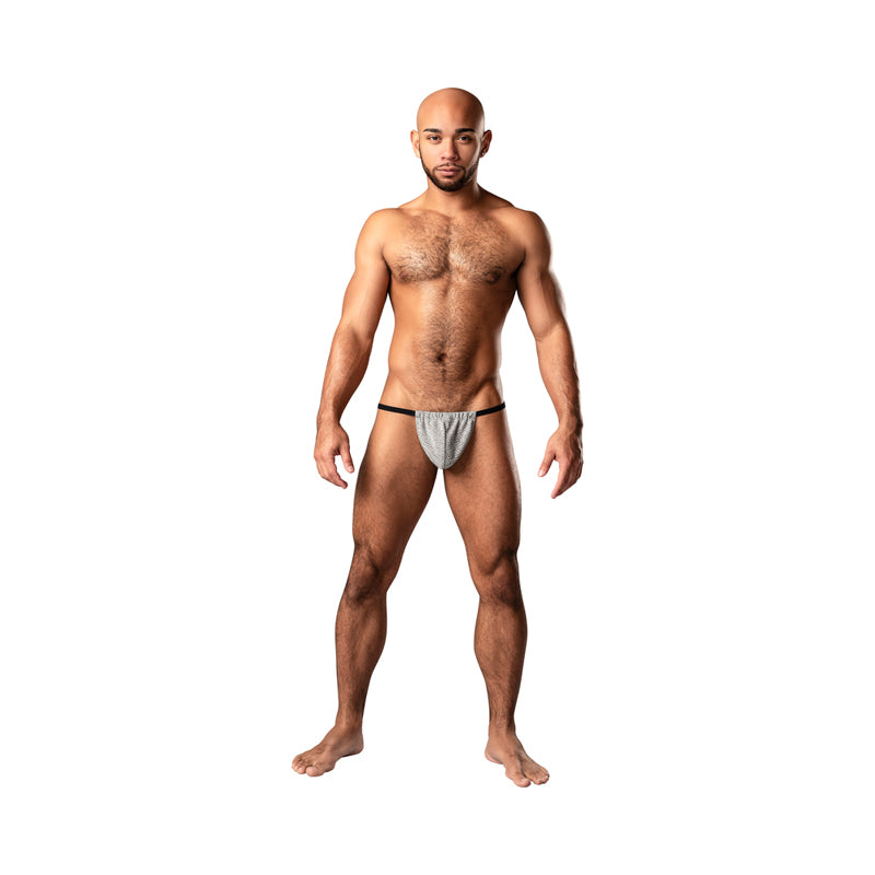 MP Labyrinth Posing Strap Grey Weave OS
