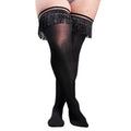 Kixies Keila Black Fringe Sheer Size D